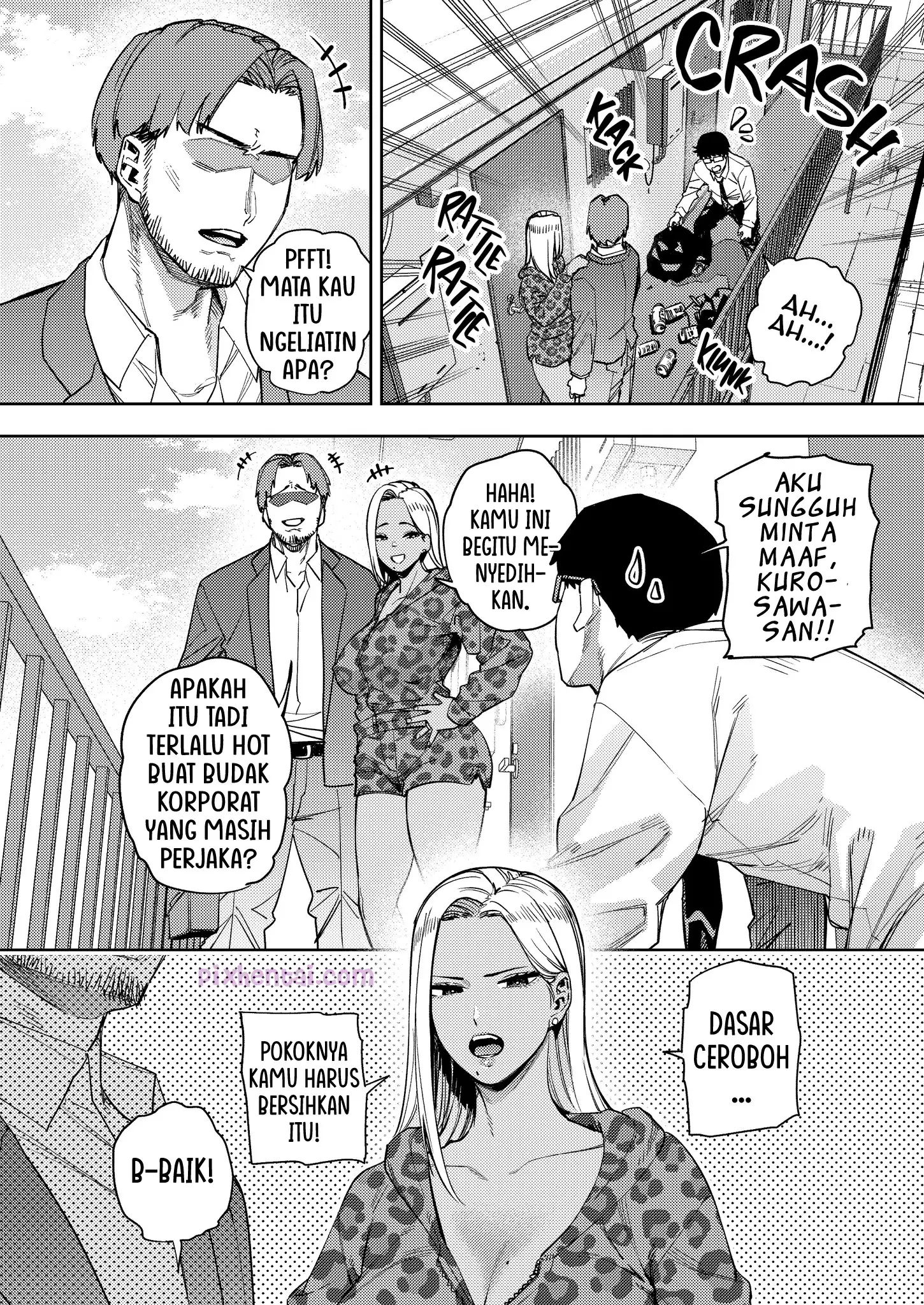 Komik hentai xxx manga sex bokep Ore wa Shachiku de Rinjin Gal Hitozuma no Seiyoku Shori Gakari 5